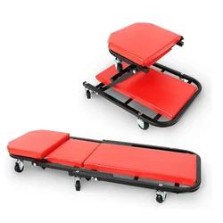 Hukums 40 Inch 2 In 1 Foldable Car Creeper Cum Stool For Workshop, Mechanical & Automobile Industry